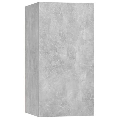 9 Piece TV Cabinet Set Concrete Grey Engineered Wood