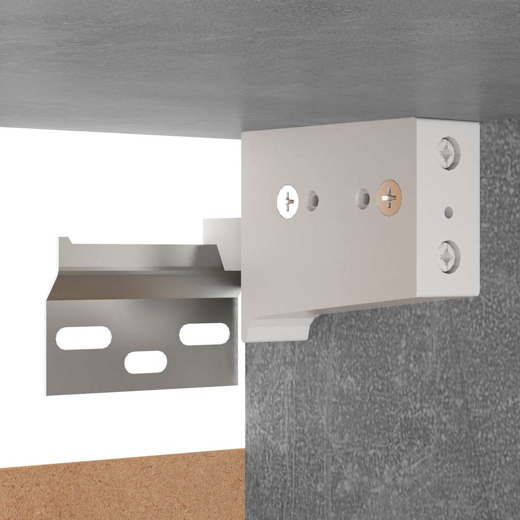 7 Piece TV Cabinet Set Concrete Grey 30,5x30x60 cm Engineered Wood