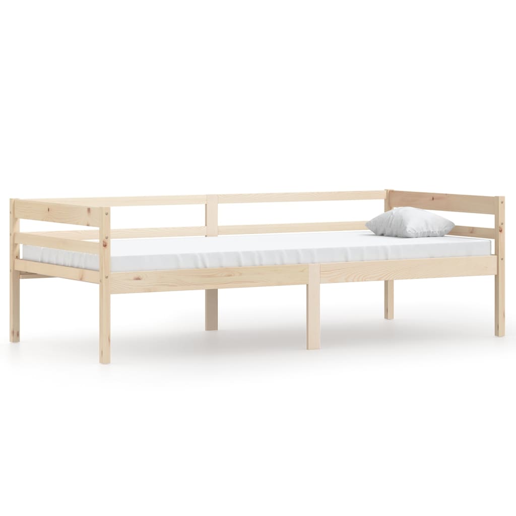 Bed Frame | Natural Wood | Solid Pinewood | Single | Durable | Bed Frame