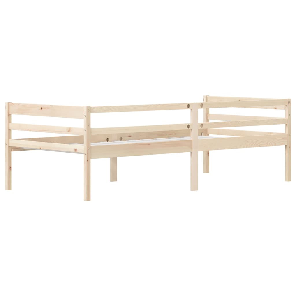 Bed Frame | Natural Wood | Solid Pinewood | Single | Durable | Bed Frame