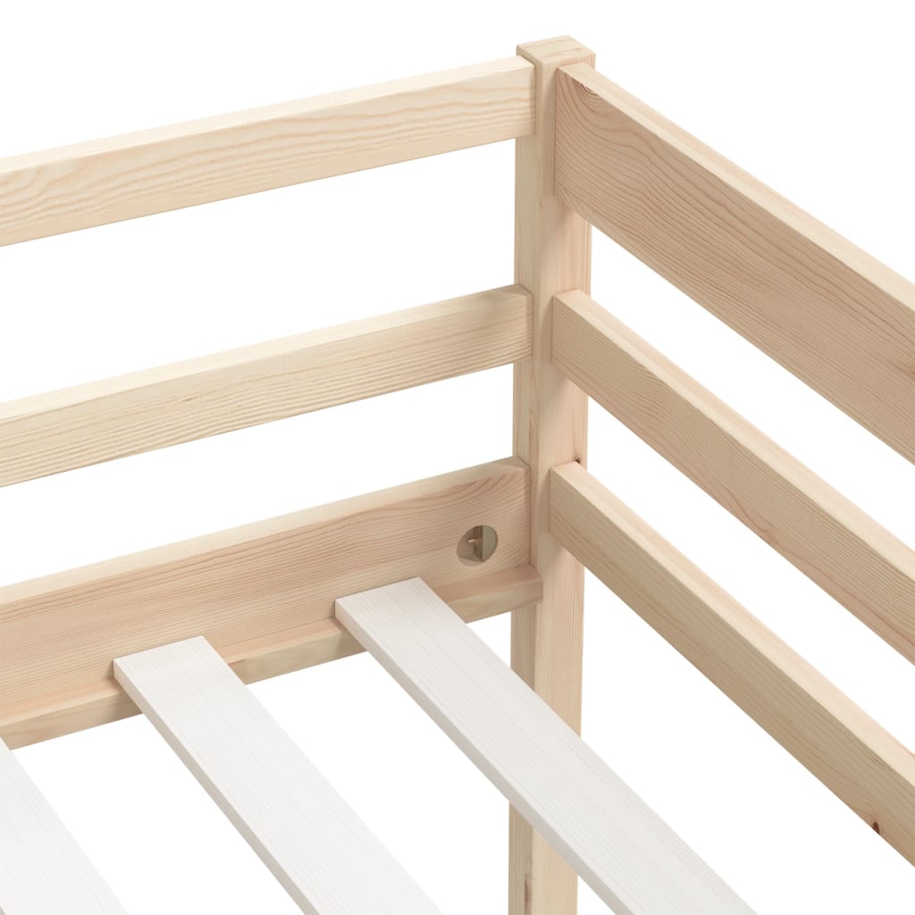 Bed Frame | Natural Wood | Solid Pinewood | Single | Durable | Bed Frame