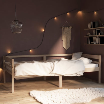 Bed Frame | Natural Wood | Solid Pinewood | Single | Durable | Bed Frame