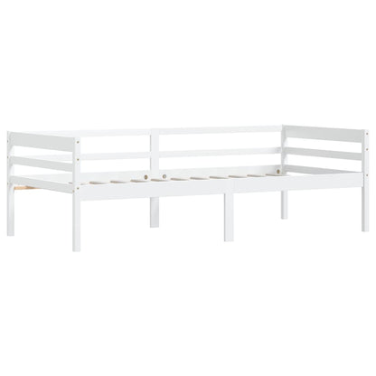 Bed Frame | White | Solid pinewood | Single | Durable | Bed Frame