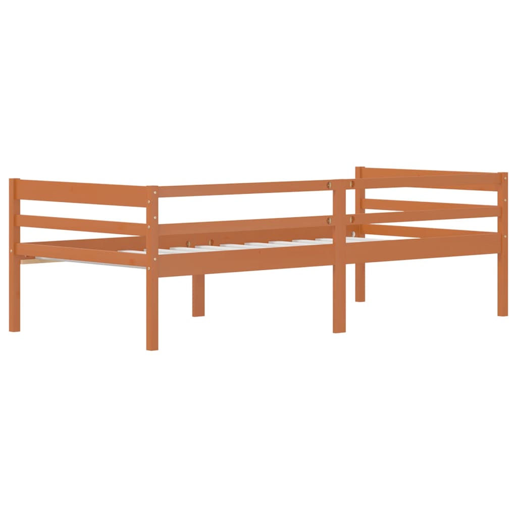 Bed Frame | Honey Brown | Solid pine | Single | Tough | Bed Frame