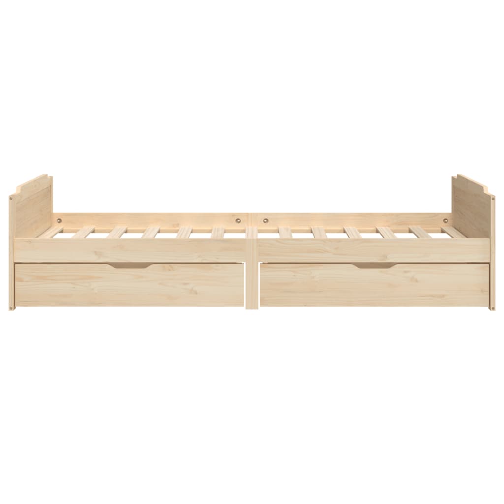 Bed Frame | Natural Pine | Solid Pine Wood | Single | Bed Frame