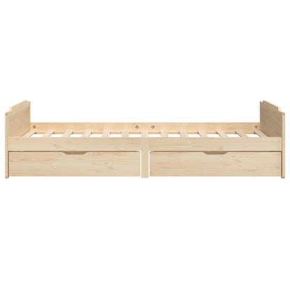 Bed Frame | Natural Pine | Solid Pine Wood | Single | Bed Frame