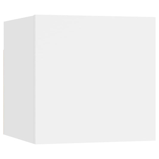 Bedside Cabinet White 30.5x30x30 cm Engineered Wood