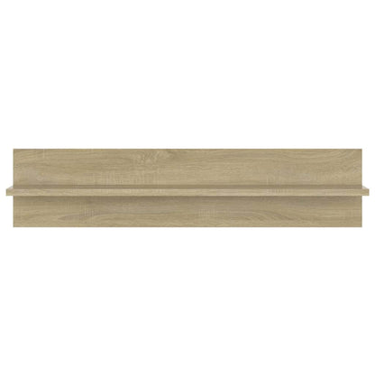 Wall Shelf 4 pcs Sonoma Oak 80x11.5x18 cm Engineered Wood