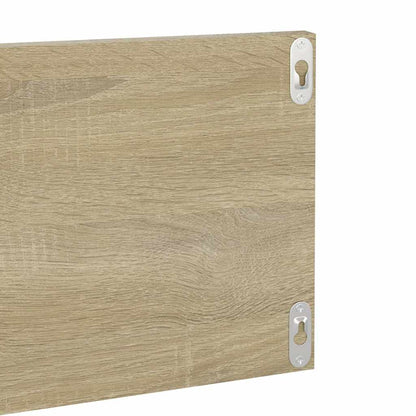 Wall Shelf 4 pcs Sonoma Oak 80x11.5x18 cm Engineered Wood