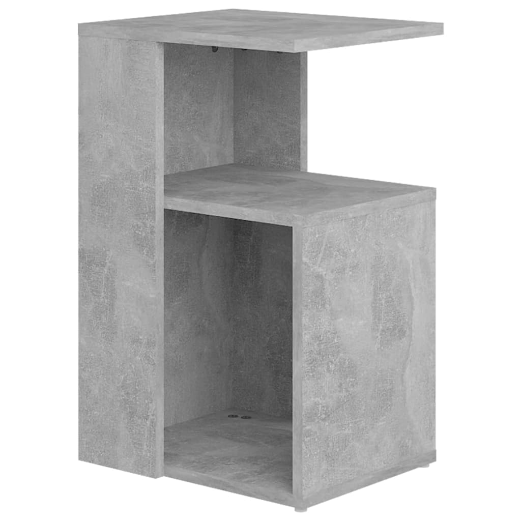 Side Table Concrete Grey 36x30x56 cm Engineered Wood