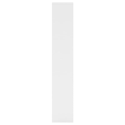 Wall Shelf White 36x16x90 cm Engineered Wood