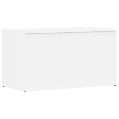 803056 vidaXL Storage Chest White 84x42x46 cm Engineered Wood