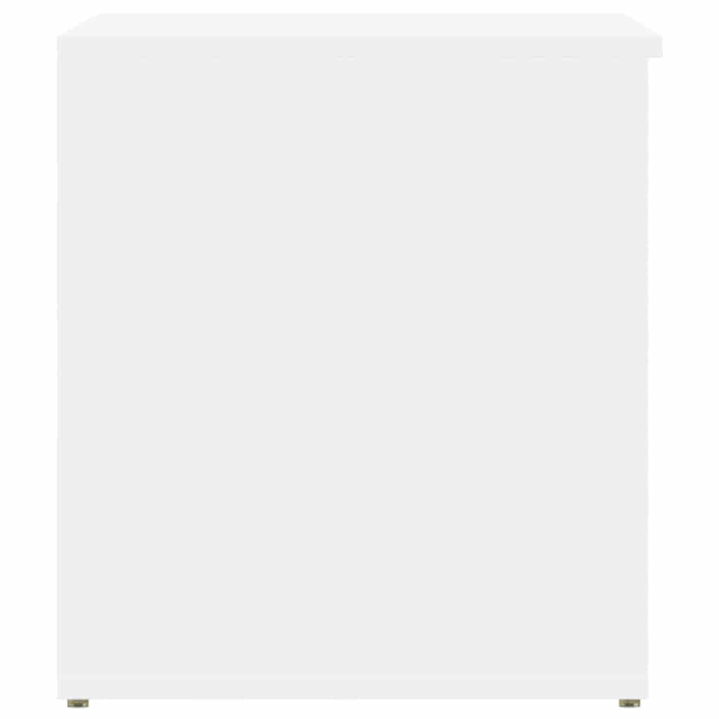 803056 vidaXL Storage Chest White 84x42x46 cm Engineered Wood