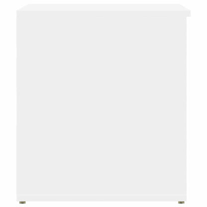 803056 vidaXL Storage Chest White 84x42x46 cm Engineered Wood