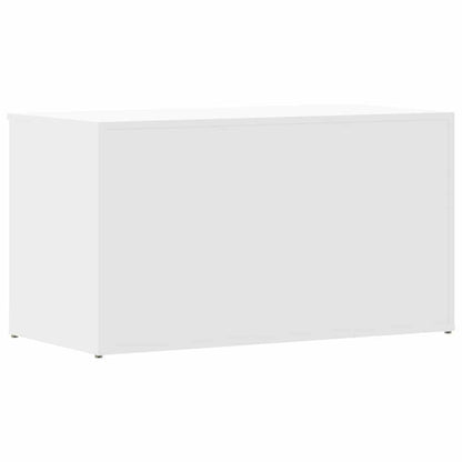 803056 vidaXL Storage Chest White 84x42x46 cm Engineered Wood