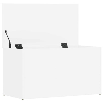803056 vidaXL Storage Chest White 84x42x46 cm Engineered Wood