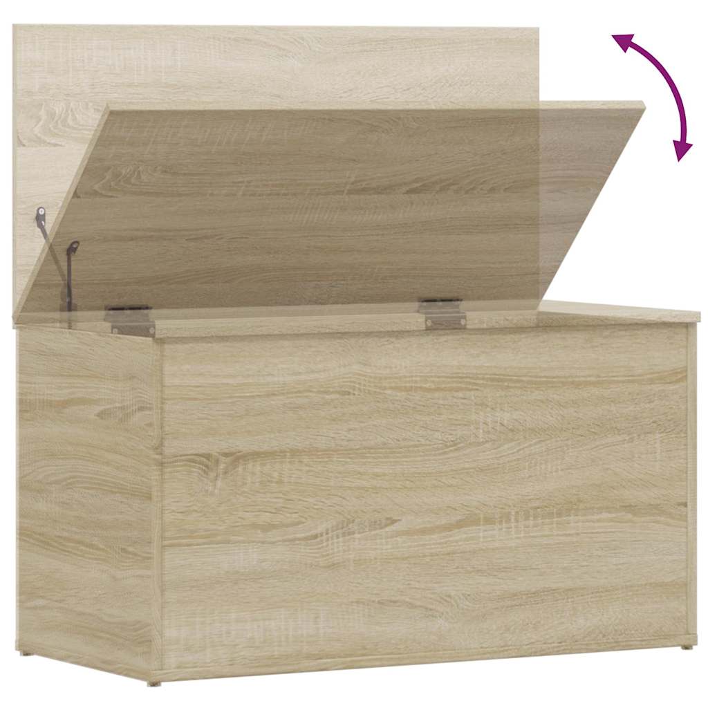 803059 vidaXL Storage Chest Sonoma Oak 84x42x46 cm Engineered Wood