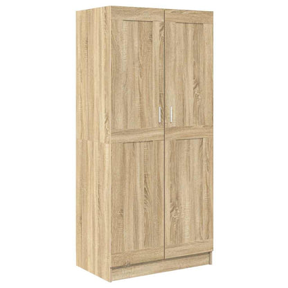 803437 vidaXL Wardrobe Sonoma Oak 82,5x51,5x180 cm Engineered Wood