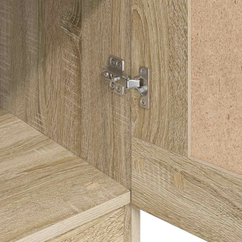 803437 vidaXL Wardrobe Sonoma Oak 82,5x51,5x180 cm Engineered Wood