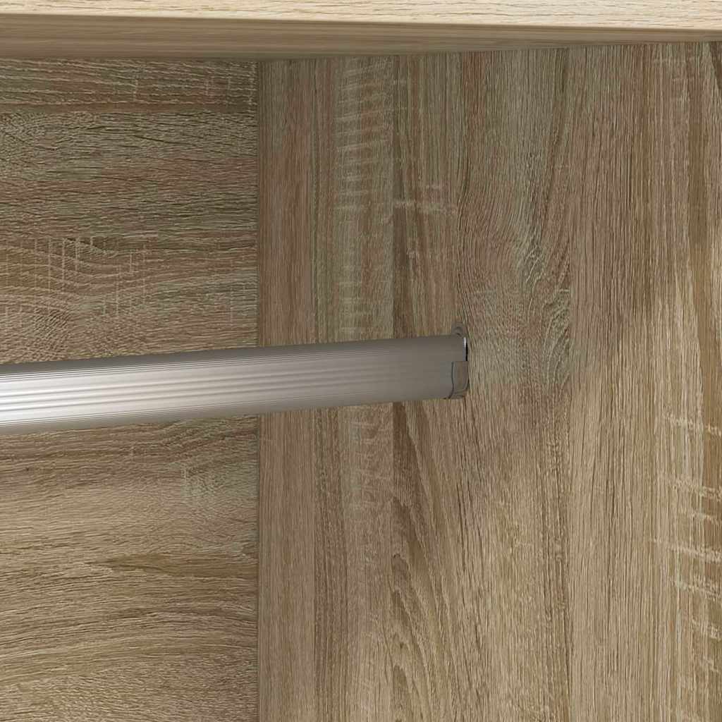 803437 vidaXL Wardrobe Sonoma Oak 82,5x51,5x180 cm Engineered Wood