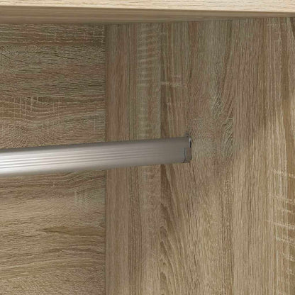 803437 vidaXL Wardrobe Sonoma Oak 82,5x51,5x180 cm Engineered Wood