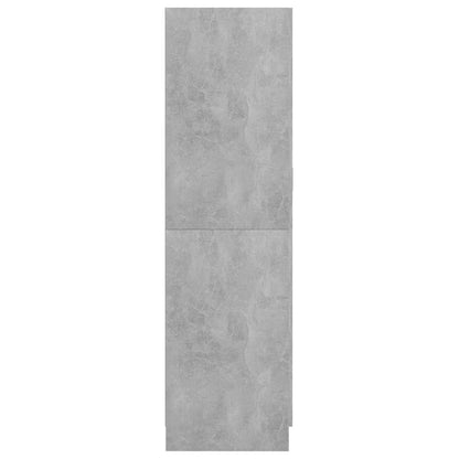 803438 vidaXL Wardrobe Concrete Grey 82,5x51,5x180 cm Engineered Wood