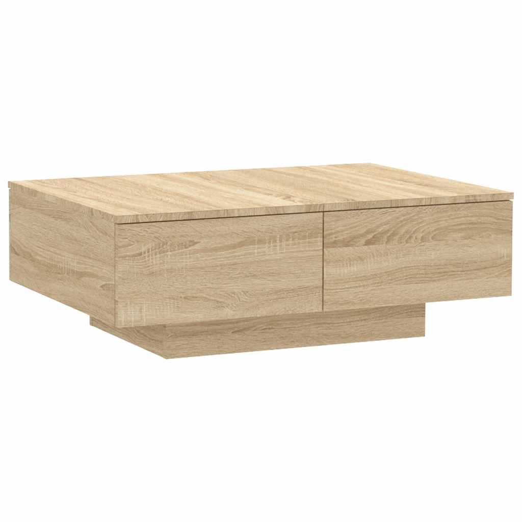 Coffee Table Sonoma Oak 90x60x31 cm Engineered Wood
