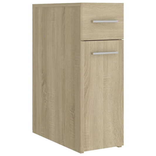 Apothecary Cabinet | Sonoma oak | Engineered wood | Compact