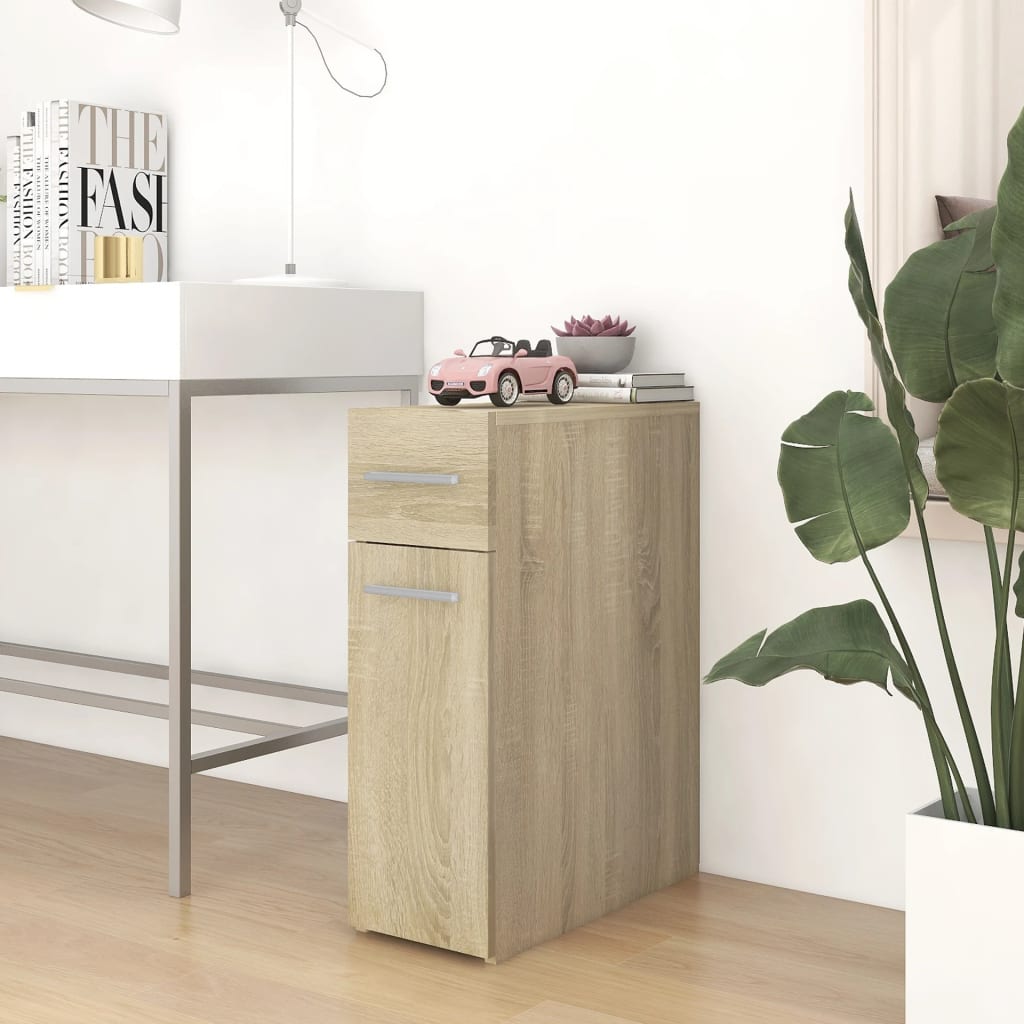 Apothecary Cabinet Sonoma Oak 20x45.5x60 cm Engineered Wood