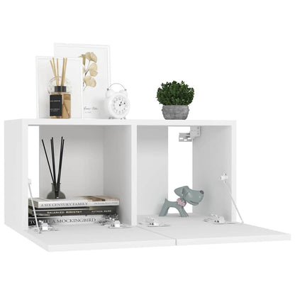 TV Cabinet | White | Engineered wood | 60x30x30 cm | TV Cabinet