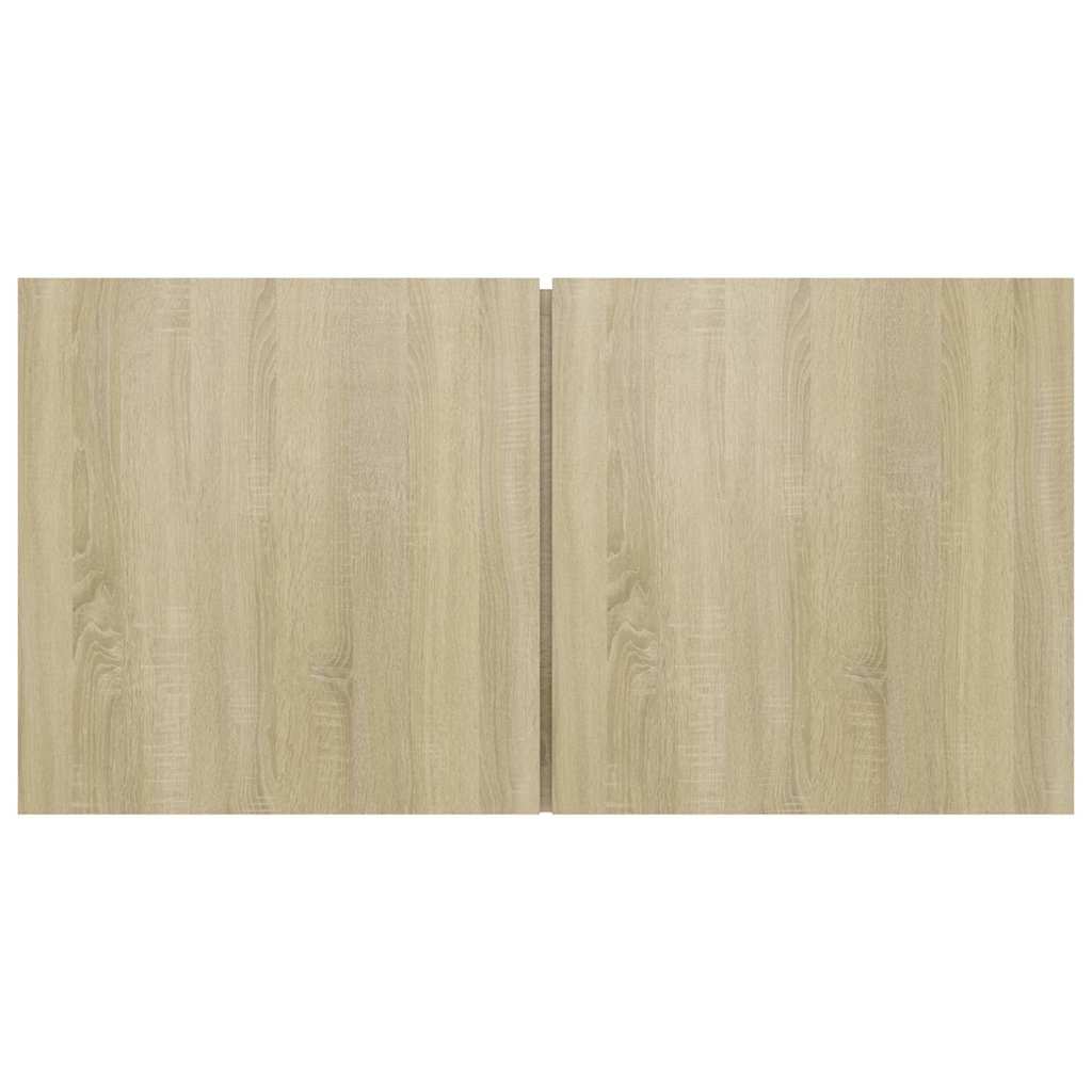 804519 vidaXL 3 Piece Hanging TV Cabinet Set Sonoma Oak 60x30x30 cm