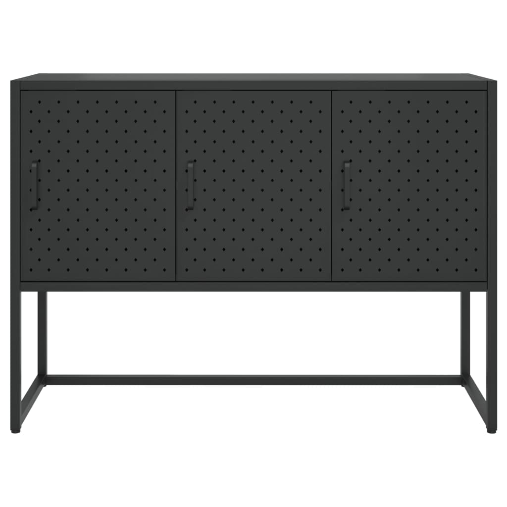 Sideboard | Black | Steel | Medium | Sideboard | Rectangular | Modern