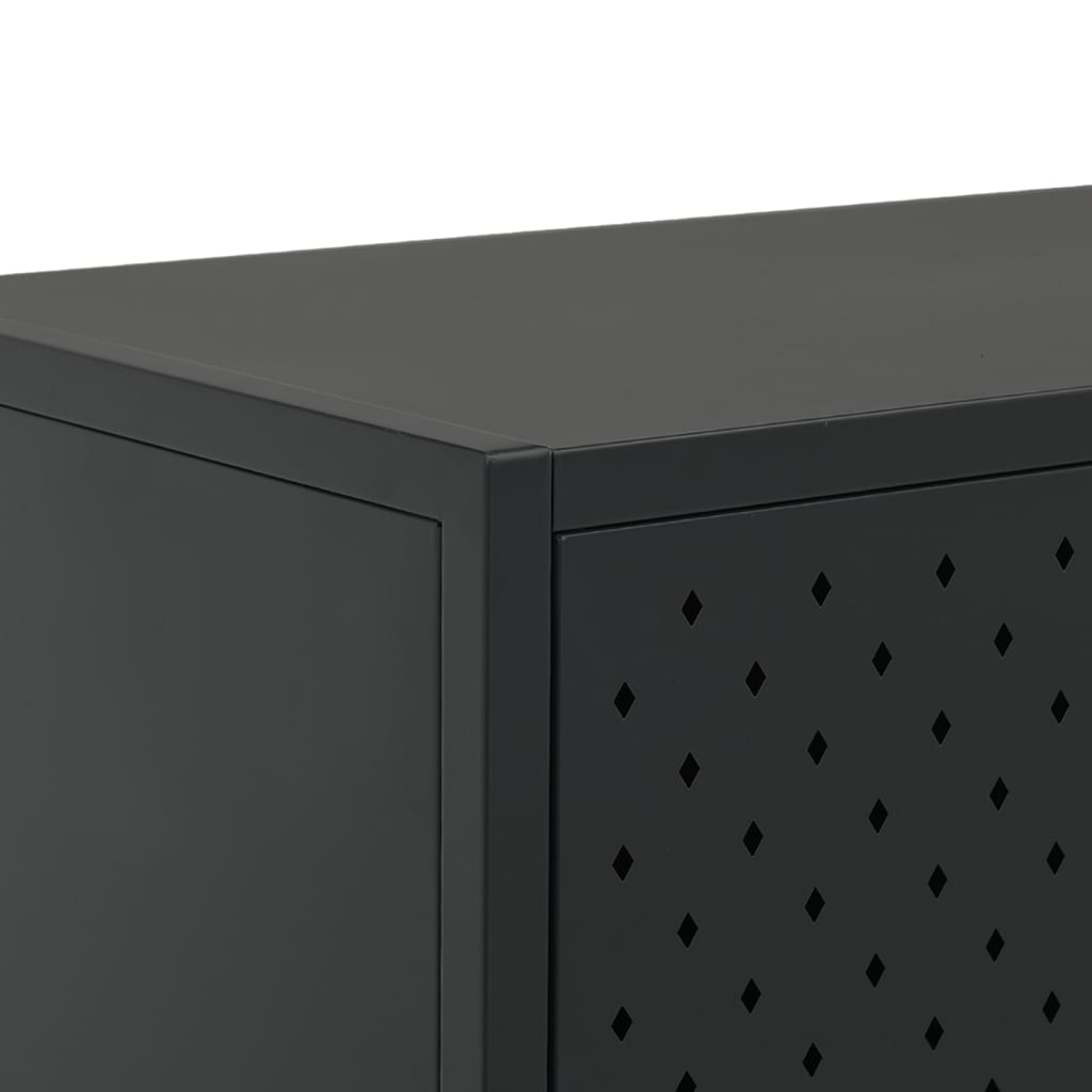 Sideboard | Black | Steel | Medium | Sideboard | Rectangular | Modern
