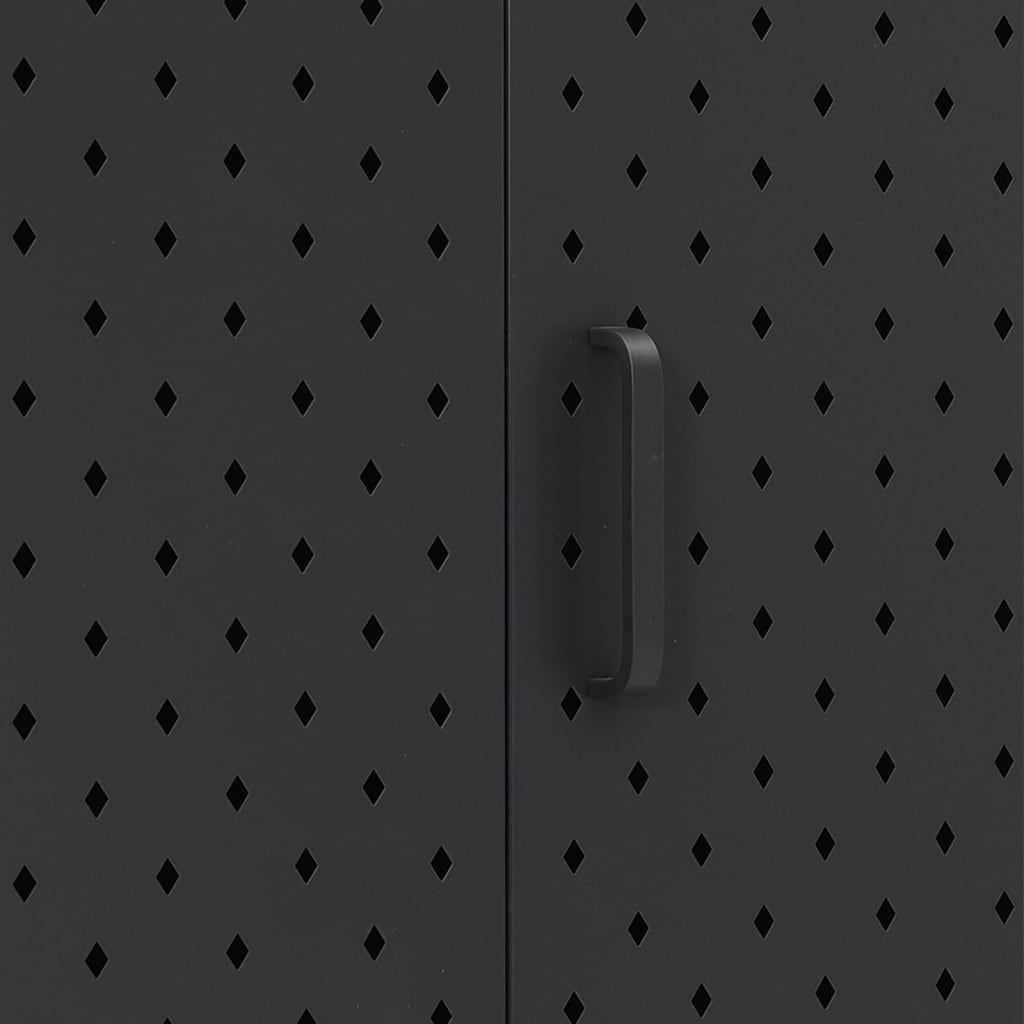 Sideboard | Black | Steel | Medium | Sideboard | Rectangular | Modern