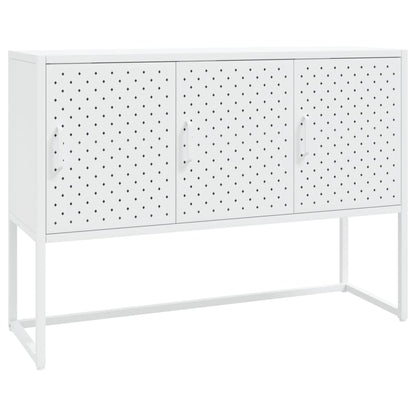 Sideboard White 105x35x75 cm Steel