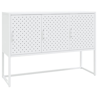 335869 vidaXL Sideboard White 105x35x75 cm Steel