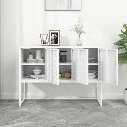 335869 vidaXL Sideboard White 105x35x75 cm Steel