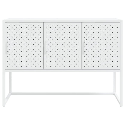 Sideboard White 105x35x75 cm Steel