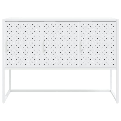 335869 vidaXL Sideboard White 105x35x75 cm Steel