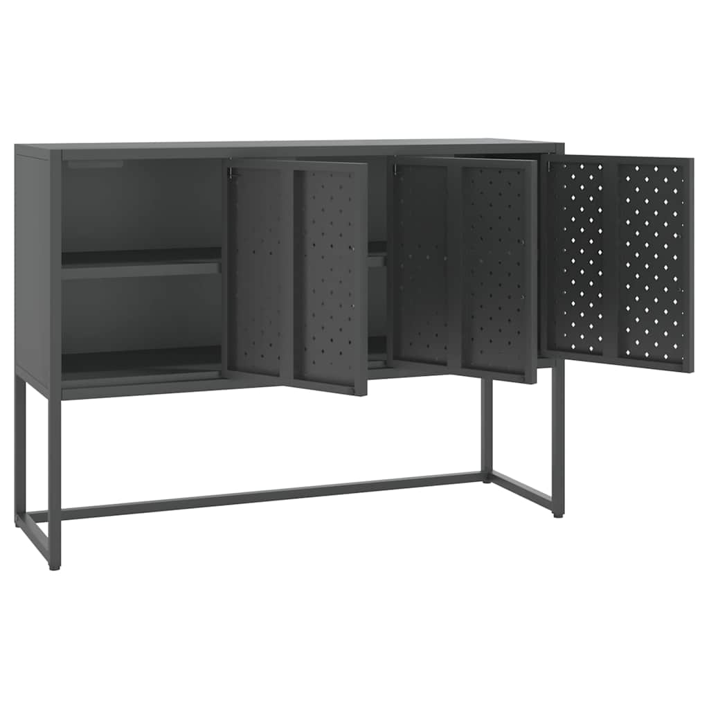 335870 vidaXL Sideboard Anthracite 105x35x75 cm Steel