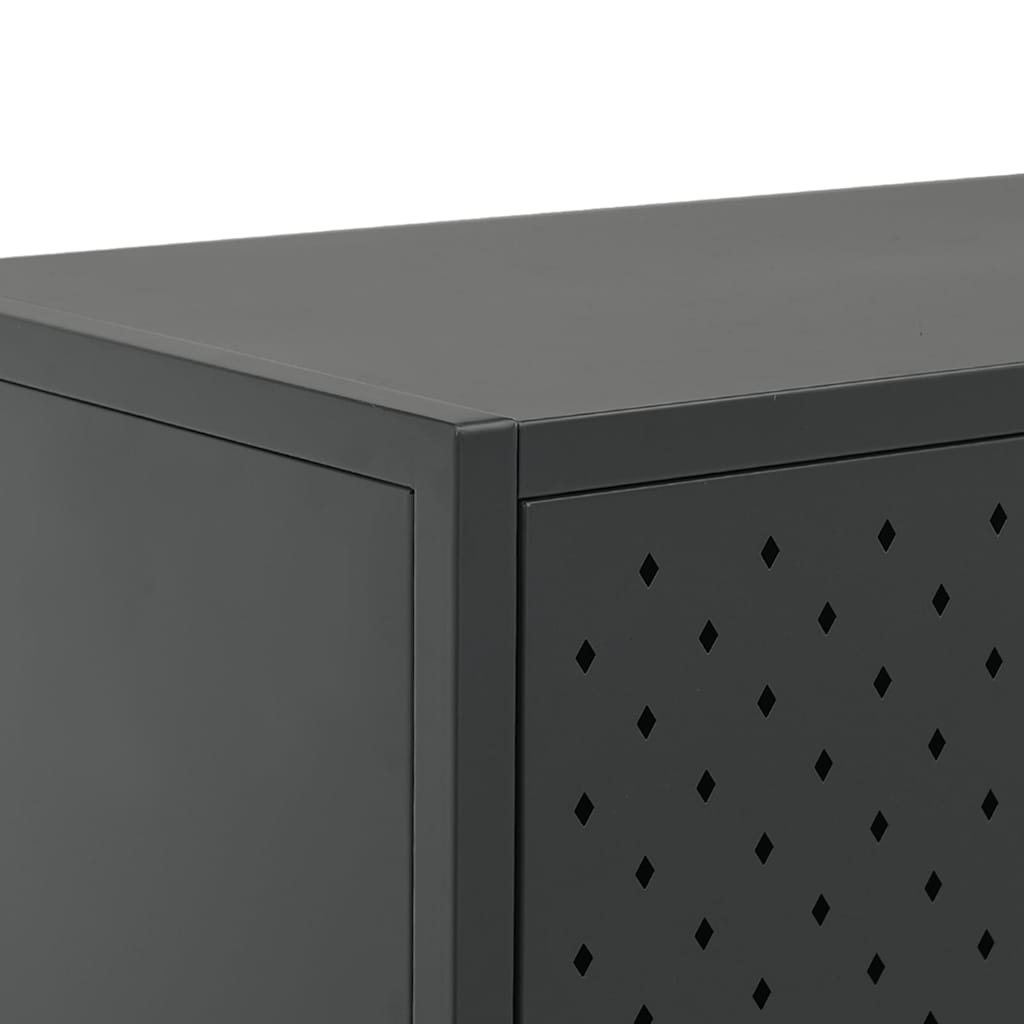335870 vidaXL Sideboard Anthracite 105x35x75 cm Steel