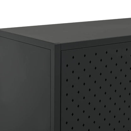 Sideboard Black 75x35x75 cm Steel