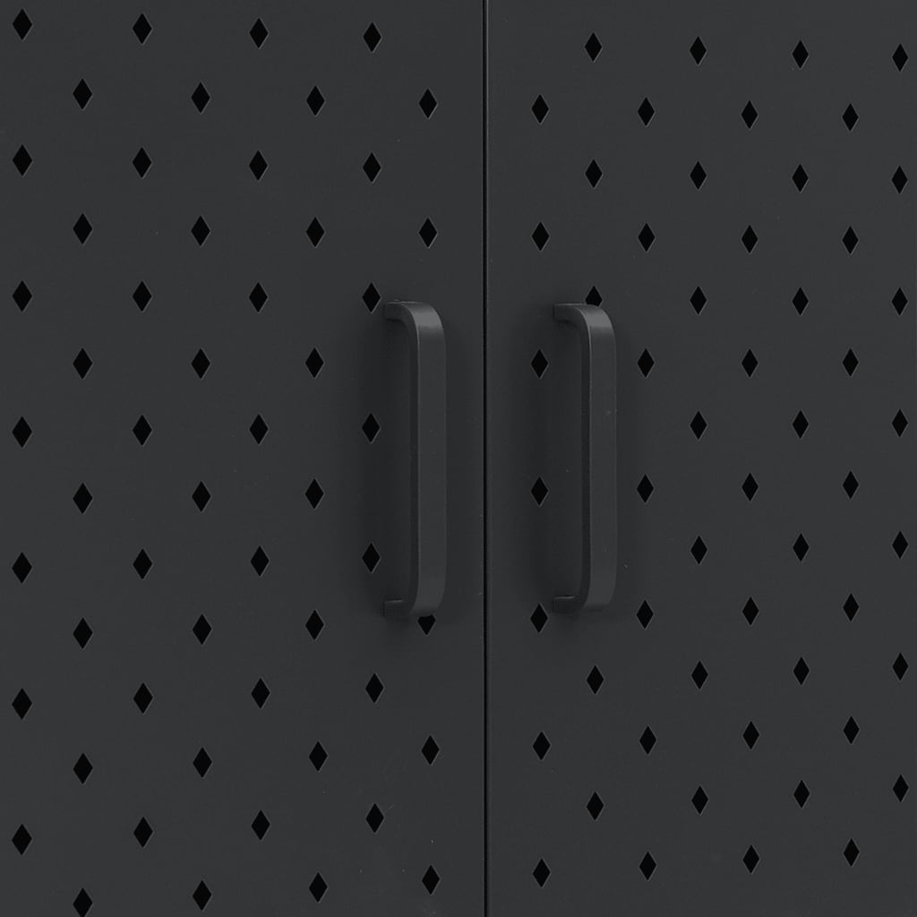 Sideboard Black 75x35x75 cm Steel