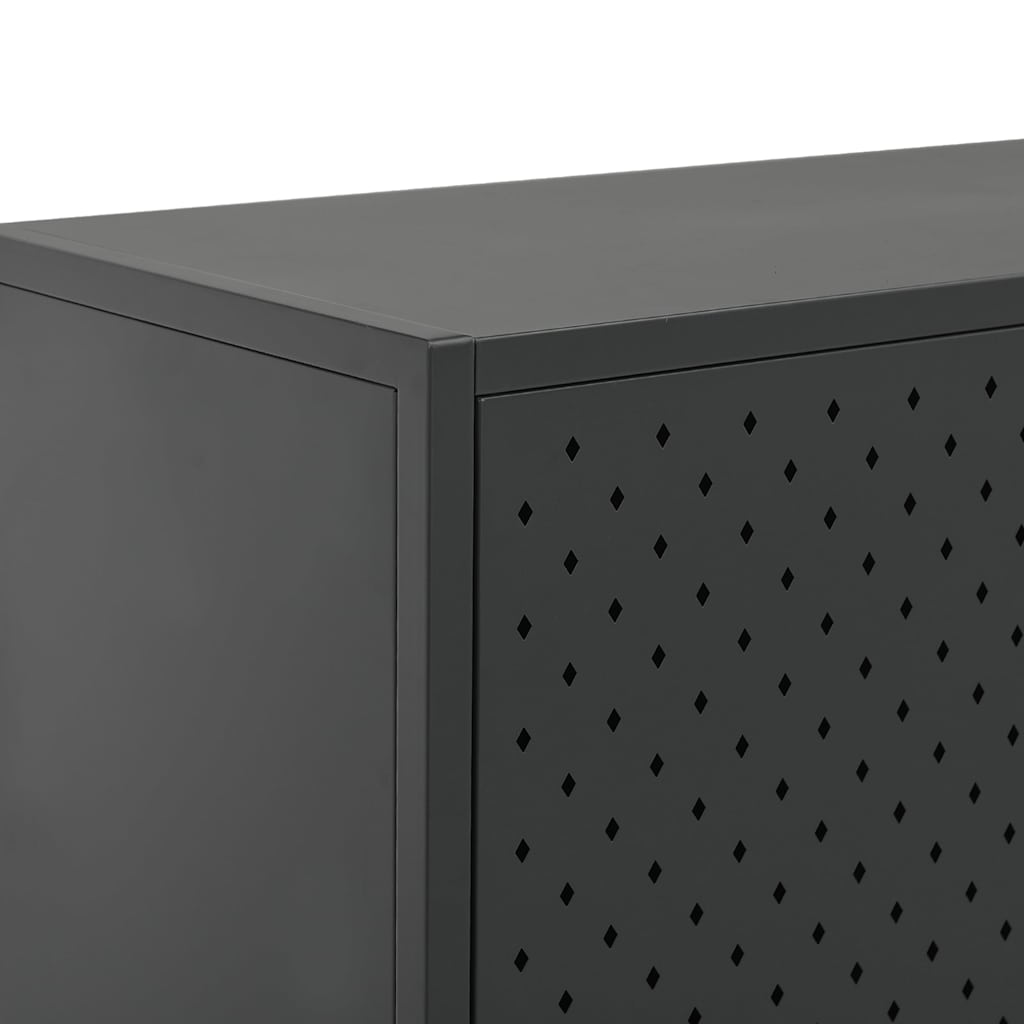 Sideboard Anthracite 75x35x75 cm Steel