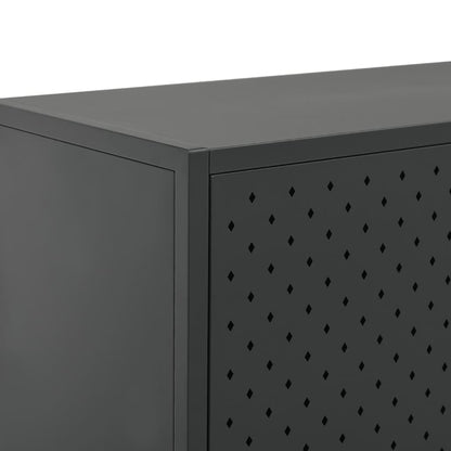 Highboard Anthracite 80x35x135 cm Steel