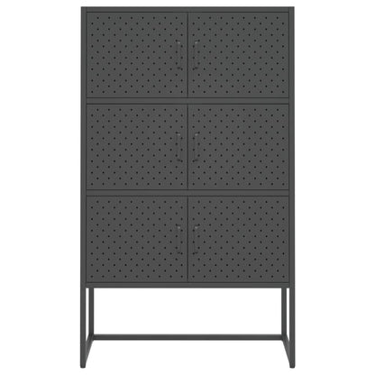 Highboard Anthracite 80x35x135 cm Steel