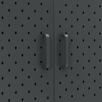Highboard Anthracite 80x35x135 cm Steel
