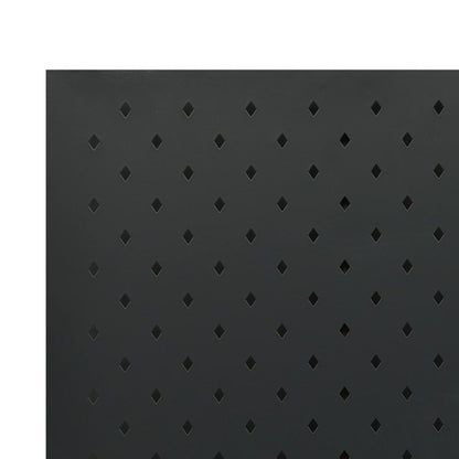 3-Panel Room Divider Black 120x180 cm Steel