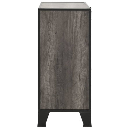 Storage Cabinet | Grey | Metal and MDF | Medium | Storage Cabinet