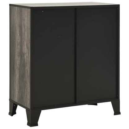 Storage Cabinet | Grey | Metal and MDF | Medium | Storage Cabinet